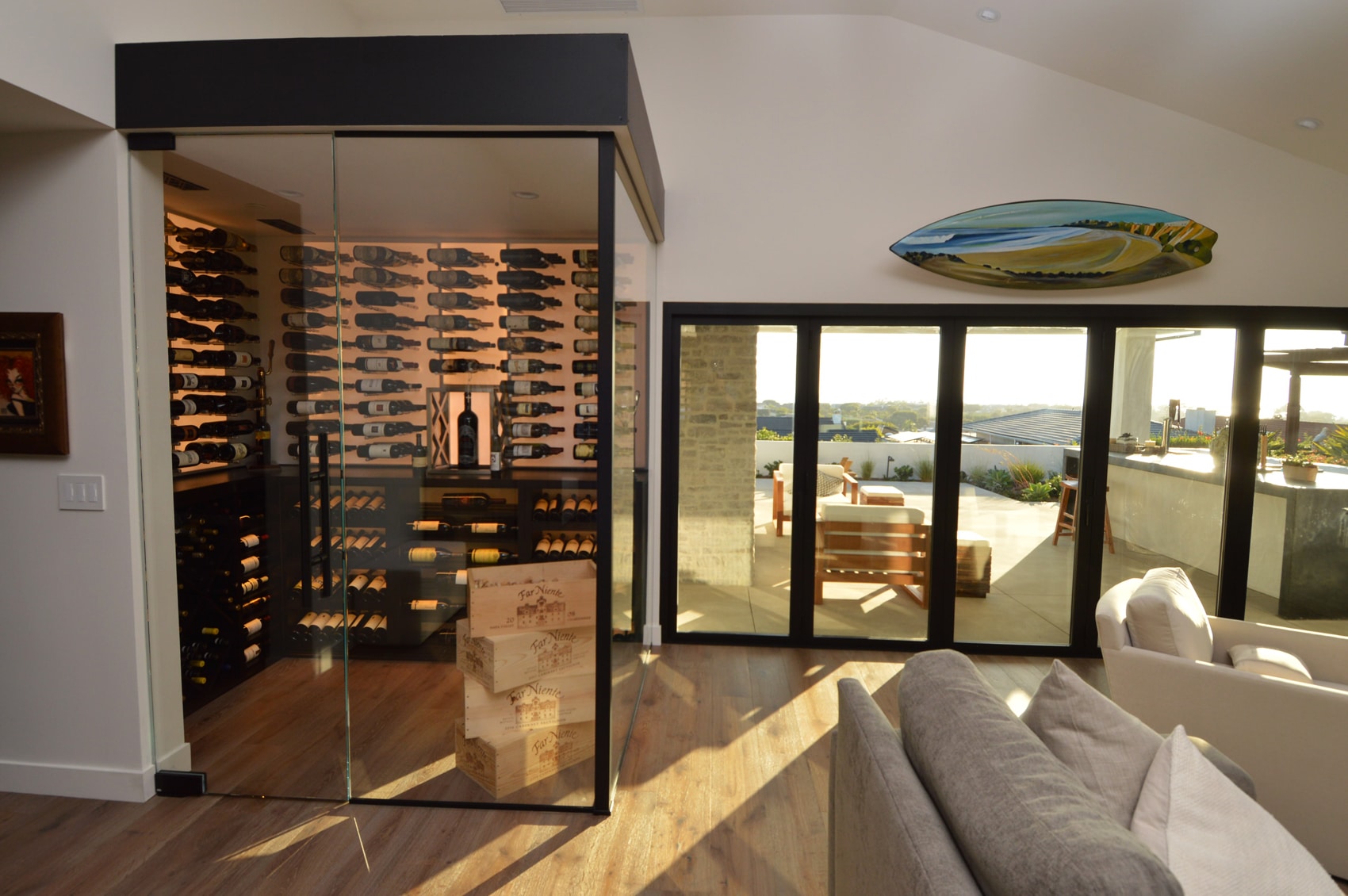 wine bar living room
